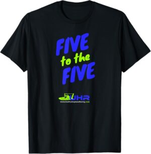 UHR 5 to the 5 T-Shirt Mens Black
