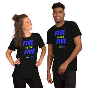 UHR 5 to the 5 t-shirt