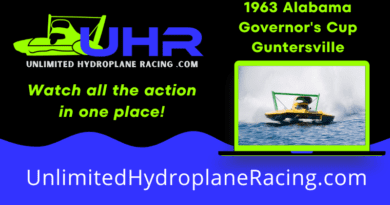 Unlimited Hydroplane Racing Guntersville 1963